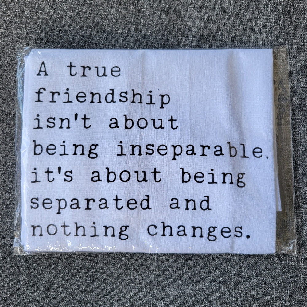New Kitchen Tea Towel - Friendship